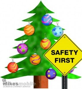 safety first christmas tree